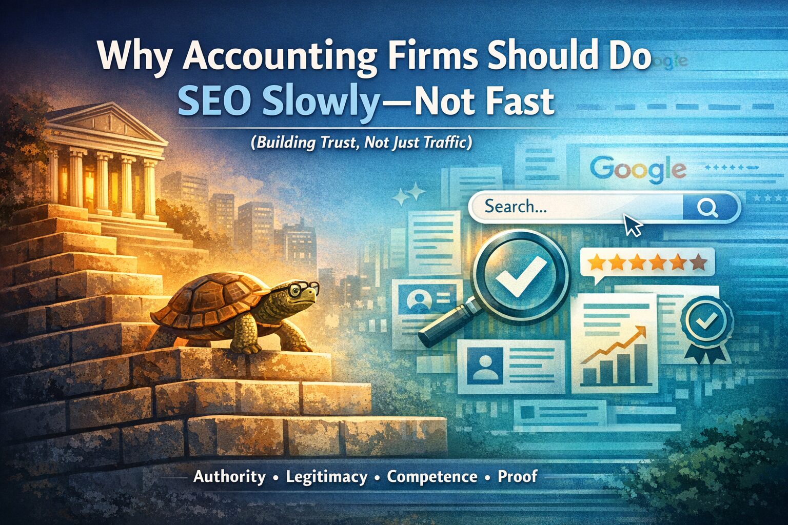 Why Accounting Firms Should Do SEO Slowly